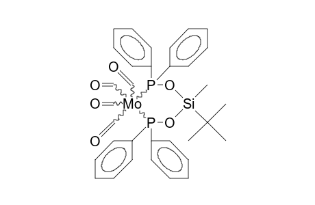 Tetracarbonyl-(bis[diphenylphosphinoxy]T-butylmethylsilane)-molybdenum
