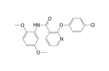 2-(4-Chloranylphenoxy)-N-(2,5-dimethoxyphenyl)pyridine-3-carboxamide