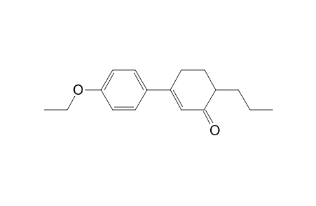 2-Cyclohexen-1-one, 3-(4-ethoxyphenyl)-6-propyl-
