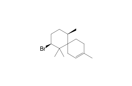 8-Bromochamigral-1-ene [10-Bromo-4,7,11,11-tetramethylspiro[5.5]undec-3-ene]