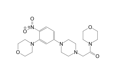 morpholine, 4-[[4-[3-(4-morpholinyl)-4-nitrophenyl]-1-piperazinyl]acetyl]-