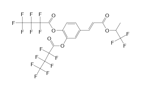 Caffeic acid, o,o'-bis(heptafluorobutyryl)-, 1,1,1-trifluoro-2-propyl ester