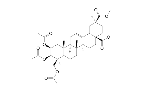 2.beta.,3.beta.,23-Triacetyl-30.beta.-methyloleanate-12-en-28-oic-acid