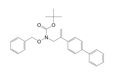 tert-Butyl benzyloxy[2-(1,1'-biphenyl-4-yl)prop-2-enyl]carbamate