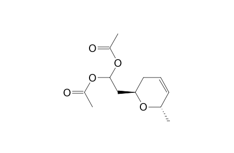 (2R,6S)-trans-2-(2',2'-diacetoxyethyl)-6-methyl-2,3-dihydropyran