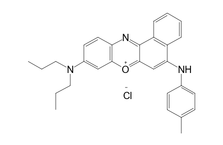 5-(p-TOLUIDINO)-9-(DIPROPYLAMINO)BENZO[a]PHENOXAZIN-7-IUM CHLORIDE