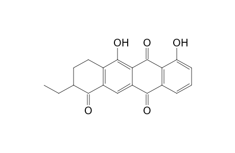 1,6,11(2H)-Naphthacenetrione, 2-ethyl-3,4-dihydro-5,7-dihydroxy-