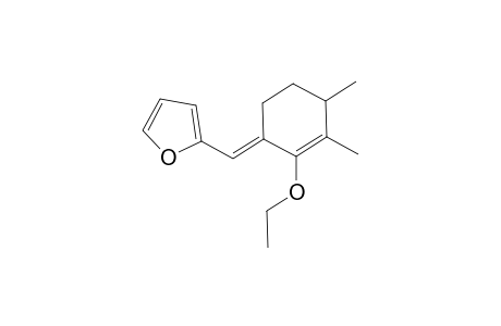 Furan, 2-[(2-ethoxy-3,4-dimethyl-2-cyclohexen-1-ylidene)methyl]-