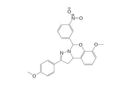 7-methoxy-2-(4-methoxyphenyl)-5-(3-nitrophenyl)-1,10b-dihydropyrazolo[1,5-c][1,3]benzoxazine