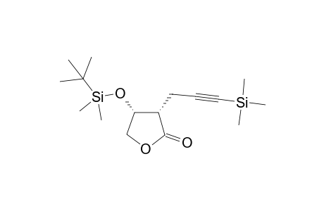 (3S,4R)-4-[tert-butyl(dimethyl)silyl]oxy-3-(3-trimethylsilylprop-2-ynyl)-2-oxolanone