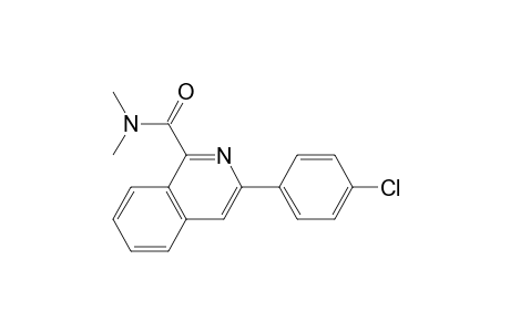 3-(4-Chlorophenyl)-N,N-dimethylisoquinoline-1-carboxamide