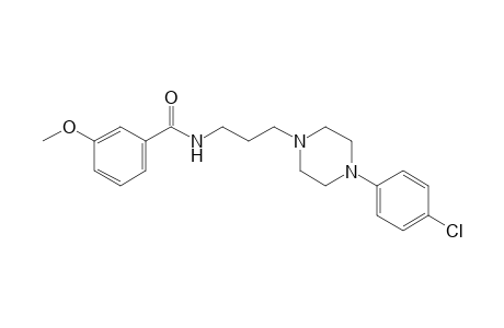 N-[3-[4-(4-Chlorophenyl)piperazin-1-yl]propyl]-3-methoxybenzamide