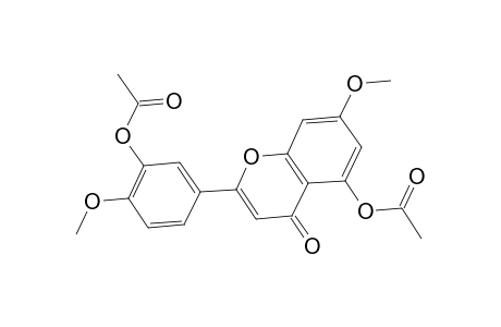 4H-1-Benzopyran-4-one, 5-(acetyloxy)-2-[3-(acetyloxy)-4-methoxyphenyl]-7-methoxy-