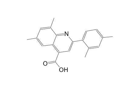 2-(2,4-dimethylphenyl)-6,8-dimethyl-4-quinolinecarboxylic acid