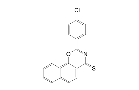 2-(p-Chlorophenyl)-4H-naphtho[2,1-e]-(1,3)-oxazine-4-thione