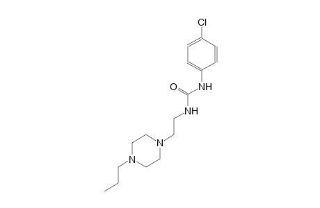 urea, N-(4-chlorophenyl)-N'-[2-(4-propyl-1-piperazinyl)ethyl]-