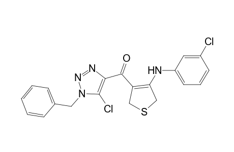 (1-benzyl-5-chloro-triazol-4-yl)-[4-(3-chloroanilino)-2,5-dihydrothiophen-3-yl]methanone