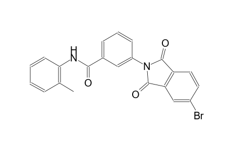 benzamide, 3-(5-bromo-1,3-dihydro-1,3-dioxo-2H-isoindol-2-yl)-N-(2-methylphenyl)-
