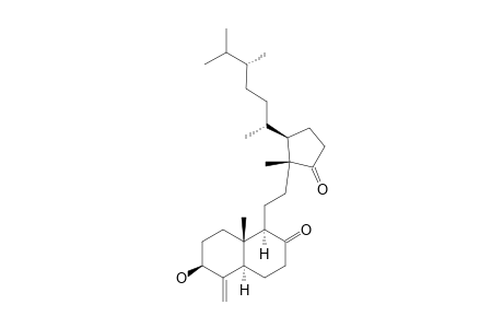 (1R,4aR,6S,8aS)-6-hydroxy-1-[2-[(1R,5R)-2-keto-1-methyl-5-[(1R,4R)-1,4,5-trimethylhexyl]cyclopentyl]ethyl]-8a-methyl-5-methylene-decalin-2-one