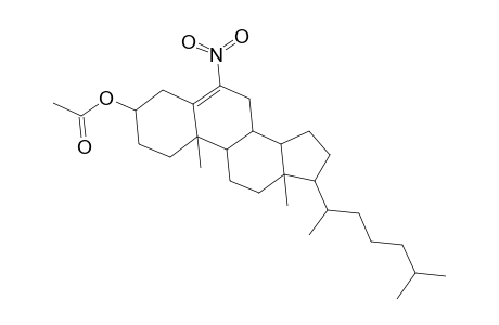 Cholest-5-en-3-ol, 6-nitro-, acetate (ester), (3.beta.)-