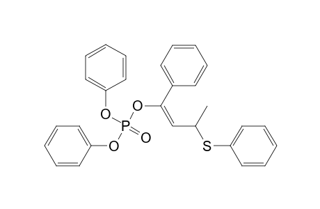 Phosphoric acid, diphenyl 1-phenyl-3-(phenylthio)-1-butenyl ester