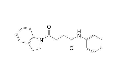 4-(2,3-dihydro-1H-indol-1-yl)-4-oxo-N-phenylbutanamide