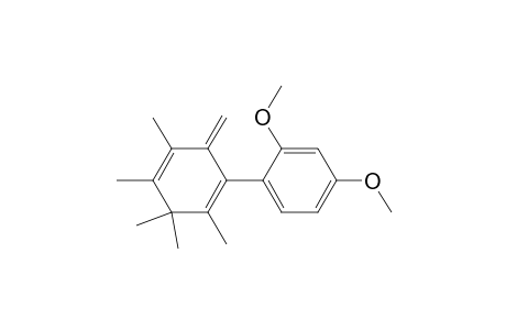 Benzene, 2,4-dimethoxy-1-(2,3,3,4,5-pentamethyl-6-methylene-1,4-cyclohexadien- 1-yl)-