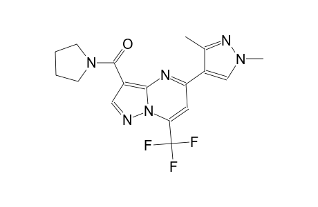 5-(1,3-dimethyl-1H-pyrazol-4-yl)-3-(1-pyrrolidinylcarbonyl)-7-(trifluoromethyl)pyrazolo[1,5-a]pyrimidine