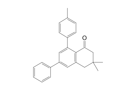 3,3-Dimethyl-6-phenyl-8-(p-tolyl)tetralin-1-one