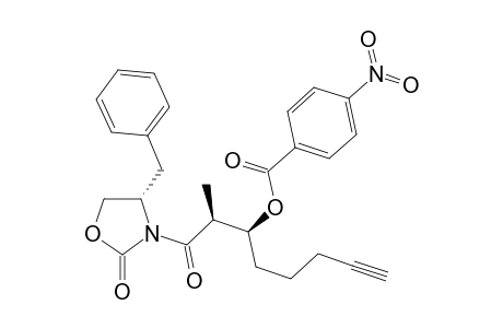 (4S,2'S,3'S)-3-[2'-Methyl-3'-[(4"-nitrobenzoyl)oxy]-7'-octyoyl]-4-phenymethyl-2-oxazolidinone