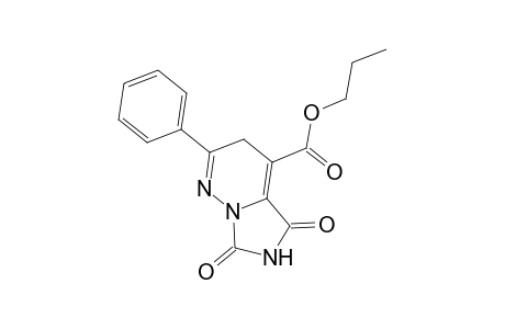 Propyl 5,7-dioxo-2-phenyl-3,5,6,7-tetrahydroimidazo[1,5-b]pyridazine-4-carboxylate