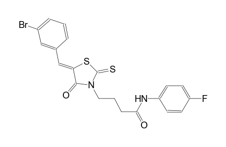 3-thiazolidinebutanamide, 5-[(3-bromophenyl)methylene]-N-(4-fluorophenyl)-4-oxo-2-thioxo-, (5Z)-