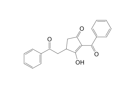 2-Benzoyl-3-hydroxy-4-phenacylcyclopent-2-ene-1-one