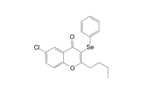 2-Butyl-6-chloro-3-(phenylselenyl)-4H-chromen-4-one