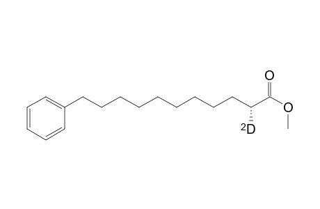Methyl (2R)-11-phenyl(2-deuterio)undecanoate