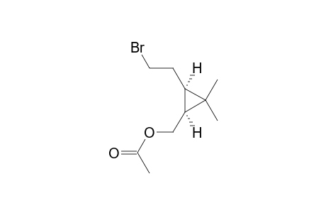 (1-R,3-S)-(+)-1-ACETOXYMETHYL-3-(2-BROMOETHYL)-2,2-DIMETHYLCYCLOPROPANE