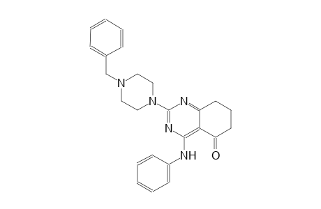 5(6H)-quinazolinone, 7,8-dihydro-4-(phenylamino)-2-[4-(phenylmethyl)-1-piperazinyl]-