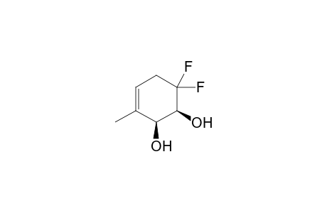 (1S*,2S*)-6,6-Difluoro-3-methyl-cyclohex-3-ene-1,2-diol