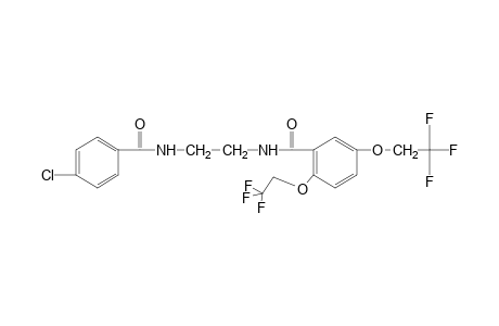 2,5-BIS(2,2,2-TRIFLUOROETHOXY)-4'-CHLORO-N,N'-ETHYLENEBISBENZAMIDE
