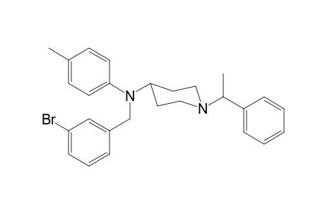 N-(3-bromobenzyl)-N-4-methylphenyl-1-(1-phenylethyl)piperidin-4-amine