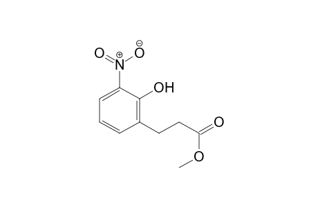3-(2-Hydroxy-3-nitrophenyl)propanoic acid methyl ester