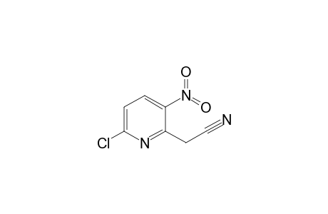 2-(6-chloranyl-3-nitro-pyridin-2-yl)ethanenitrile