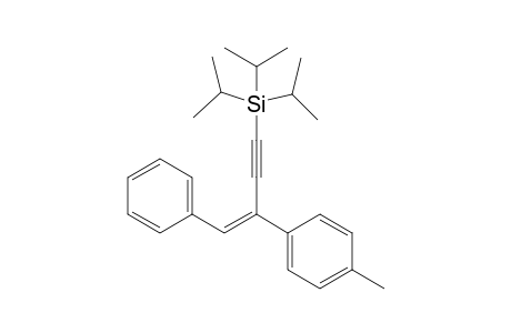(Z)-Triisopropyl(4-phenyl-3-(p-tolyl)but-3-en-1-yn-1-yl)silane