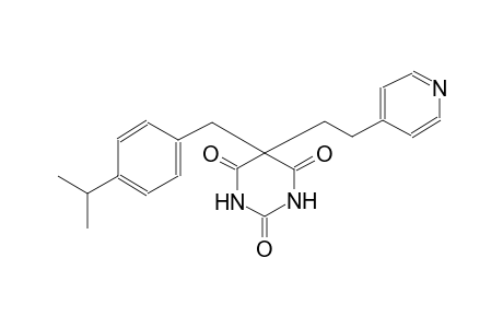 5-(4-isopropylbenzyl)-5-[2-(4-pyridinyl)ethyl]-2,4,6(1H,3H,5H)-pyrimidinetrione