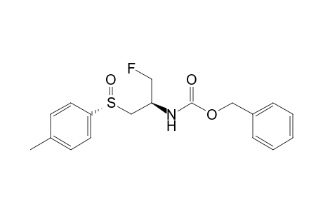 (2R,Rs)-N-Benzyloxycarbonyl-1-fluoro-3-[(4-methylphenyl)sulfinyl]-2-propanamine