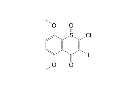 2-Chloranyl-3-iodanyl-5,8-dimethoxy-1-oxidanylidene-thiochromen-4-one