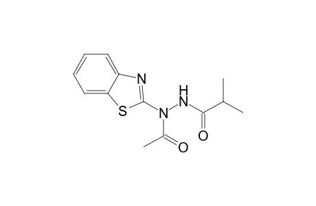 N-isobutyryl-N'-acetyl-N'-benzothiazolylhydrazine