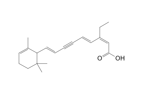 (2Z,4E,8E)-3-Ethyl-9-(2,6,6-trimethylcyclohexa-2-enyl)nona-2,4,8-trien-6-ynoic acid
