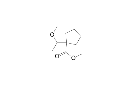 Cyclopentanecarboxylic acid, 1-(1-methoxyethyl)-, methyl ester