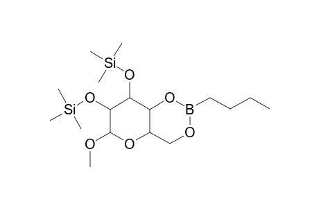 ((2-Butyl-6-methoxy-7-[(trimethylsilyl)oxy]hexahydropyrano[3,2-d][1,3,2]dioxaborinin-8-yl)oxy)(trimethyl)silane